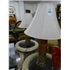Image 1 : Wood Accent Lamps (Pair)