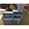 Image 1 : Blue Wicker Wall Cabinet