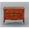 A Louis XVI-style kingwood and rosewood MINIATURE, A Louis XVI-style kingwood and rosewood MINI...