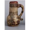 A Swedish painted wood STOUP, 1700/1800th, A Swedish painted wood STOUP, 1700/1800th century, F...