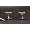 Image 1 : A pair of SALT-CELLARS, maker s mark Johan, A pair of SALT-CELLARS, maker s mark Johan Fredrik...