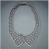 An 18 carat white gold NECKLACE, bought at Balogh, An 18 carat white gold NECKLACE, bought at B...