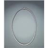A platina NECKLACE, 110 brilliant-cut diamonds, A platina NECKLACE, 110 brilliant-cut diamonds...