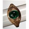 An 18 carat gold RING, around 1900, cabochon-cut, An 18 carat gold RING, around 1900, cabochon-...