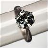 Image 1 : An 18 carat white gold RING, 1 brilliant-cut, An 18 carat white gold RING, 1 brilliant-cut diam...