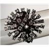 An 18 carat white gold RING, 43 brilliant-cut, An 18 carat white gold RING, 43 brilliant-cut di...