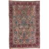 Image 1 : An antique KIRMAN, 227x149; partially well, An antique KIRMAN, 227x149; partially well worn...