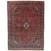 Image 1 : A semi antique KESHAN, 372x273; evenly worn,, A semi antique KESHAN, 372x273; evenly worn, insi...