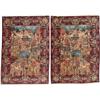 A pair of semi antique TÄBRISES, figural, 196x142, A pair of semi antique TÄBRISES, figural, 19...