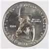 Image 1 : 1920 PILGRIM HALF DOLLAR COMMEMORATIVE - AU CLEANED