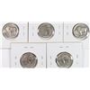 Image 2 : 5 - 1937 BUFFALO NICKELS - XF/AU