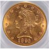 Image 2 : 1893 $10 LIBERTY GOLD - PCGS MS61