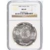 Image 1 : 1987 AMERICAN SILVER EAGLE NGC MS-69