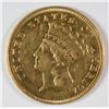 Image 1 : 1874 $3 GOLD XF CLEANED