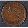 Image 1 : 1851 HALF CENT FINE SOME POROSITY
