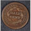 Image 2 : 1851 HALF CENT FINE SOME POROSITY
