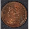 Image 1 : 1854 LARGE CENT CH BU RB