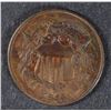 Image 1 : 1864 TWO CENT CH UNC RED & BROWN