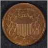 Image 1 : 1871 2 CENT CH BU
