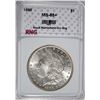 Image 1 : 1888 MORGAN SILVER DOLLAR, RNG GEM BU+  WHITE, SUPER