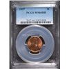 Image 1 : 1957 LINCOLN CENT, PCGS MS-66 RED