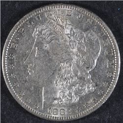 1883-S MORGAN DOLLAR AU+