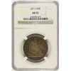 Image 1 : 1871-S SEATED HALF DOLLAR, NGC AU-55