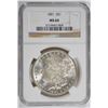 Image 1 : 1891 MORGAN SILVER DOLLAR NGC MS64
