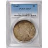 Image 1 : 1934-S PEACE SILVER DOLLAR, PCGS AU-53  KEY DATE