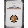 Image 1 : 1915 $2.50 GOLD INDIAN NGC MS-62