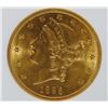 Image 2 : 1896-S $20.00 GOLD LIBERTY AGP GEM UNC