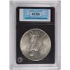 Image 4 : 1928 PEACE DOLLAR CCGS GEM BU RARE KEY DATE!