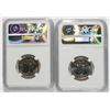 Image 2 : WASHINGTON QUARTERS NGC: 1987-D MS66, 1988 MS65