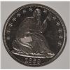 Image 2 : 1869 SEATED HALF DOLLAR, CCGS CHOICE BU cleaned