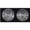 Image 2 : ( 2 ) 1993 UNCIRCULATED AMERICAN SILVER EAGLES,