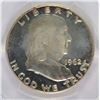 Image 2 : 1962 FRANKLIN HALF DOLLAR, PCGS PR-66 CAMEO