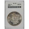 Image 1 : 1891 MORGAN DOLLAR ANACS MS62 LOOKS MUCH HIGHER GRADE! VAM 2