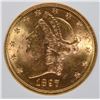 Image 2 : 1897 $20.00 GOLD LIBERTY, BGC GEM BU