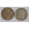 Image 1 : 1866 AU & 72 CH AU 3 CENT NICKELS