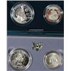Image 2 : COMMEMS BOX/COA: 1991 MT RUSHMORE 2 COIN BU SET; 1992 COLUMBUS 2 COIN PROOF SET