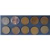 Image 2 : 10 - LINCOLN CENTS - NICE XF's VARIOUS DATES