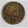 Image 1 : 1894 BARBER DIME, XF+