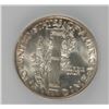Image 3 : 1917-D MERCURY DIME SEGS CH BU FSB FULL BANDS