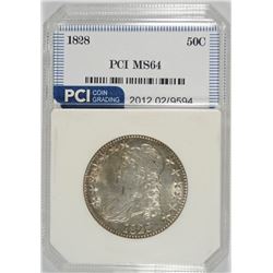 1828 BUST HALF PCI CH/GEM BU