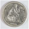 Image 1 : 1862 SEATED LIBERTY DIME CH BU+ BLAST WHITE