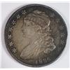Image 1 : 1834 CAPPED BUST HALF DOLLAR AU/BU WITH RIM CLIP