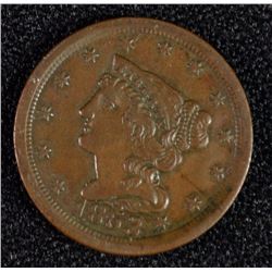 1853 HALF CENT AU