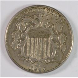 1883 SHIELD NICKEL CH BU