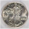 Image 2 : 1943 WALKING LIBERTY HALF DOLLAR PCGS MS65 GEM BLAST WHITE