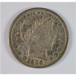 1906 BARBER QUARTER NICE CH BU TONED